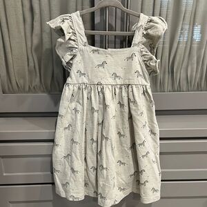 Rylee & Cru Zebra Print Kids Dress